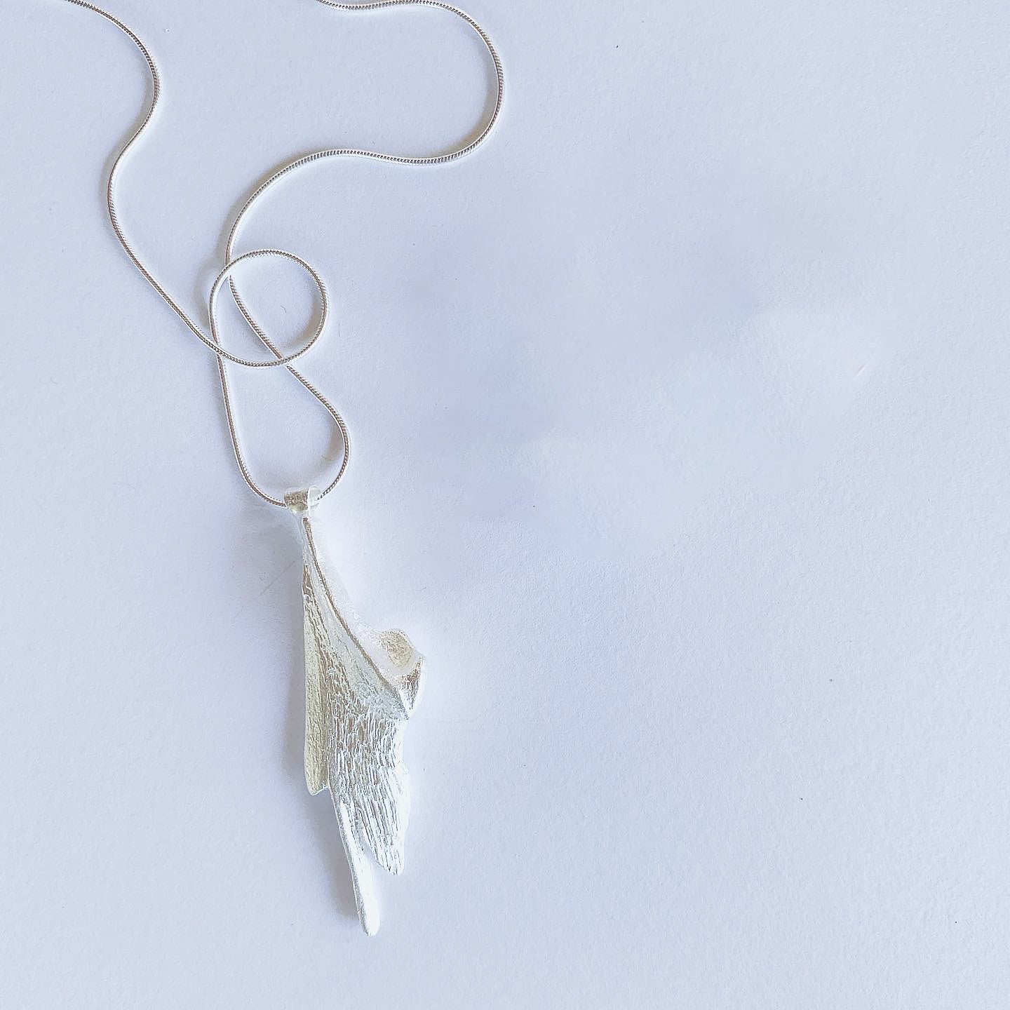 Angel Wing Pendant in Sterling Silver
