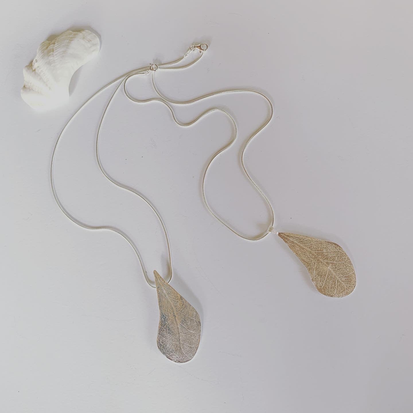 Rhea Leaf Necklace