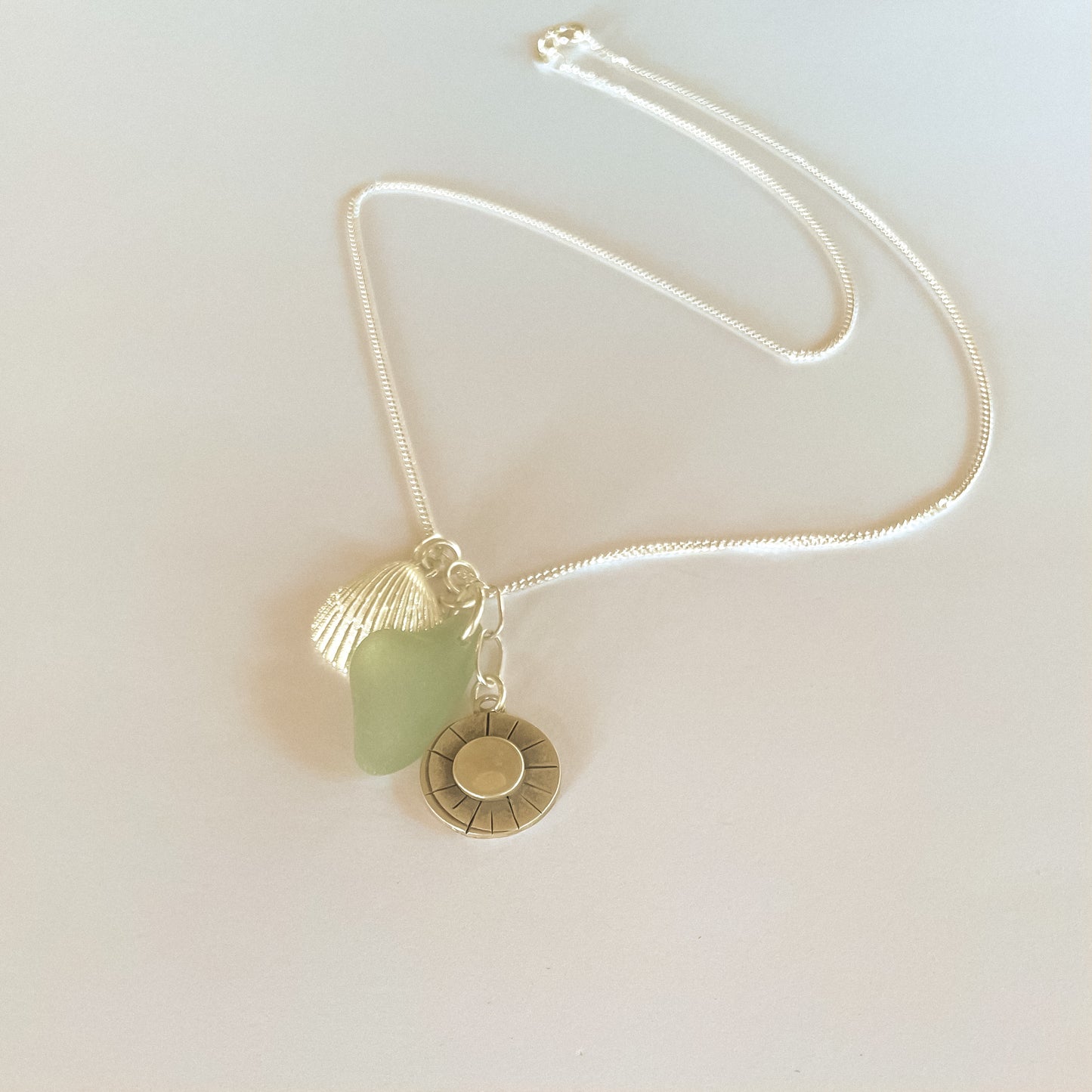 Sunshine and Sea Trio necklace