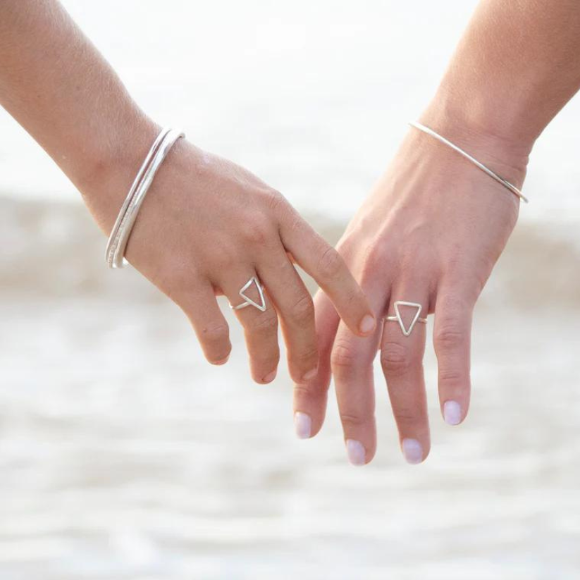 Fine Silver Bangle