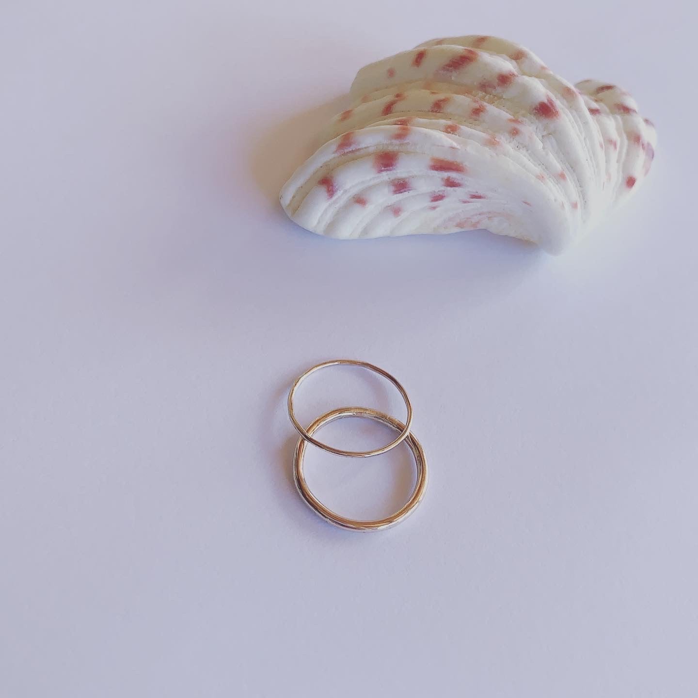 Smooth and serene, complete and forever gold stacker rings Fine and medium 9 carat gold stacker rings. It's the simple divine pleasures.
