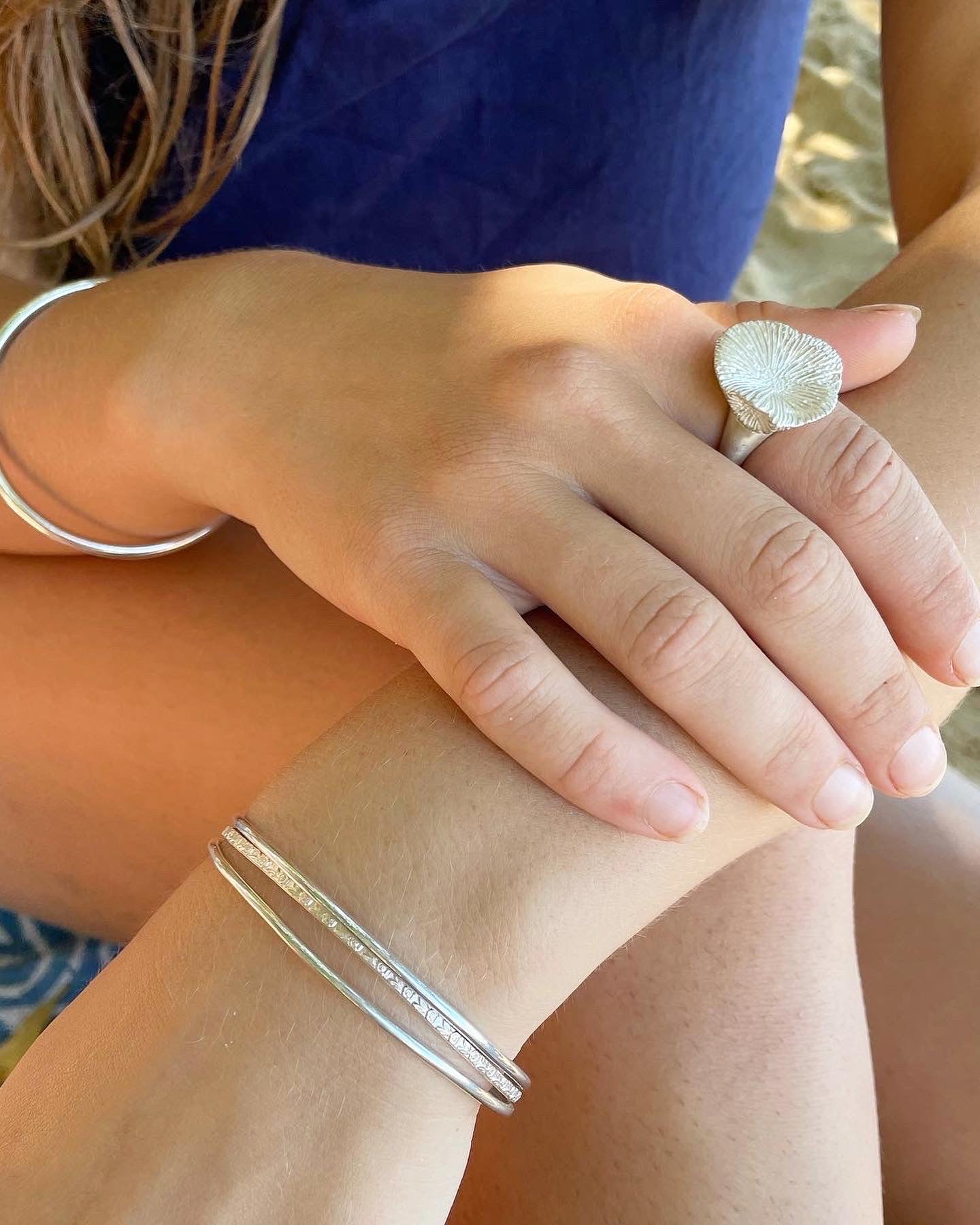 Fine Silver Bangle