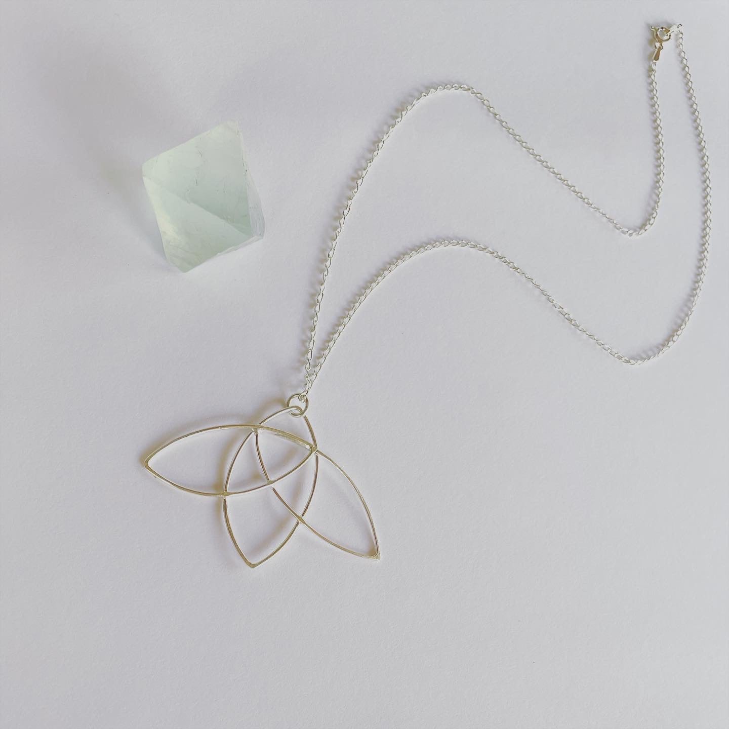 Lotus Geo Necklace