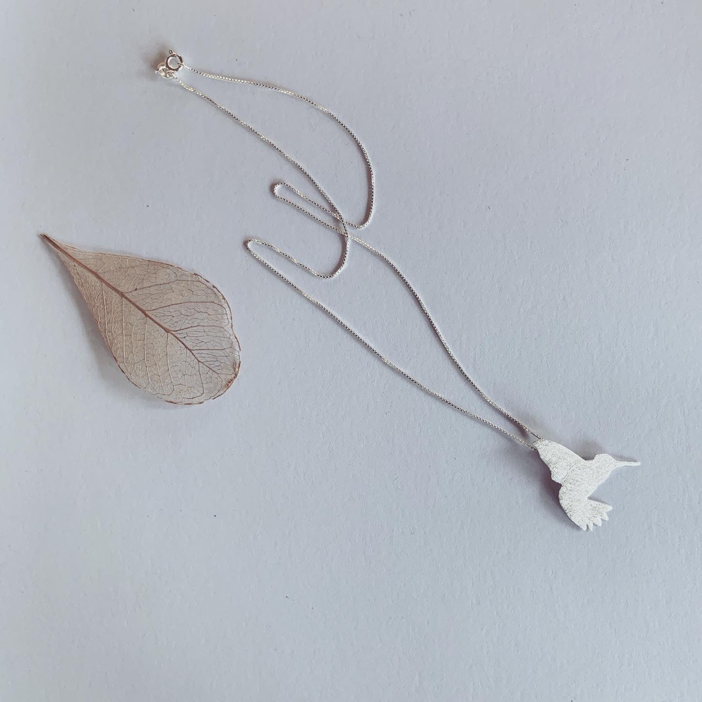 Sterling Silver Sunbird Necklace