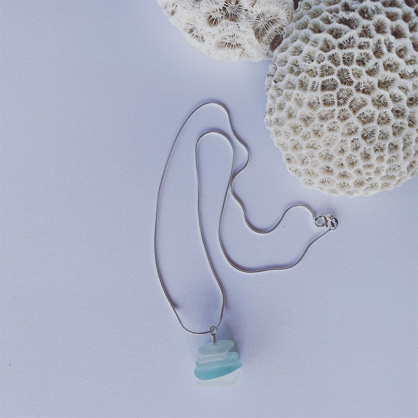 Ocean Hues Serenity Stack Necklace
