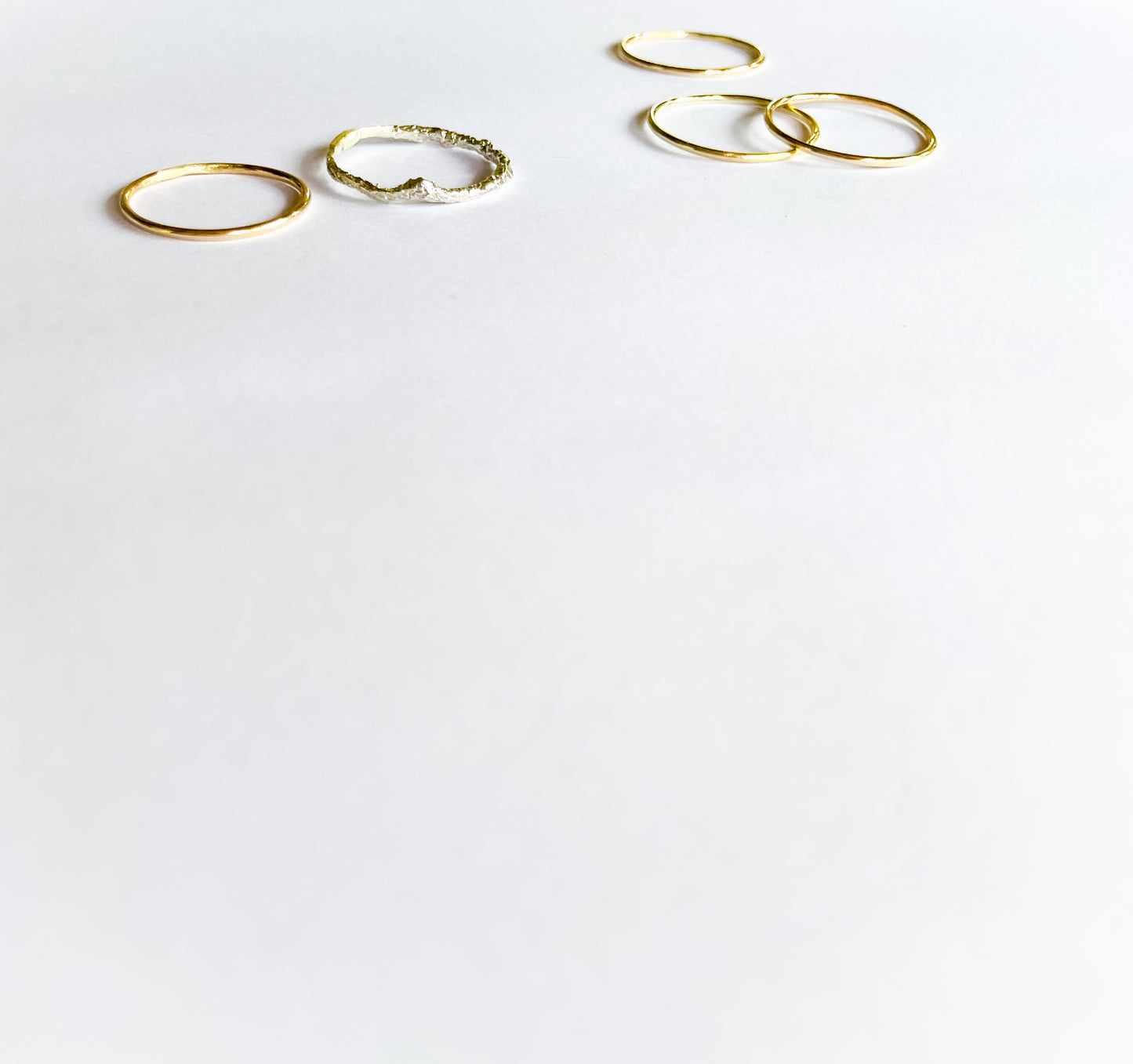 Silver Twig Ring