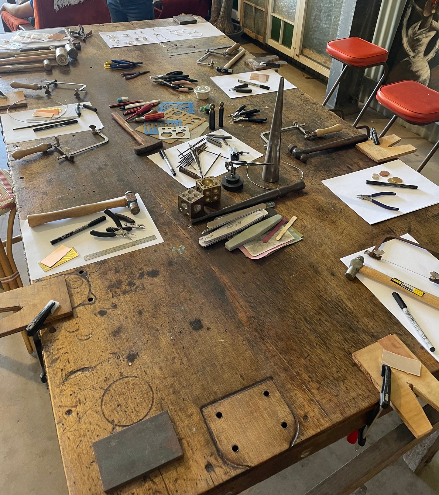 Silversmithing Workshop ~ earrings and pendant making