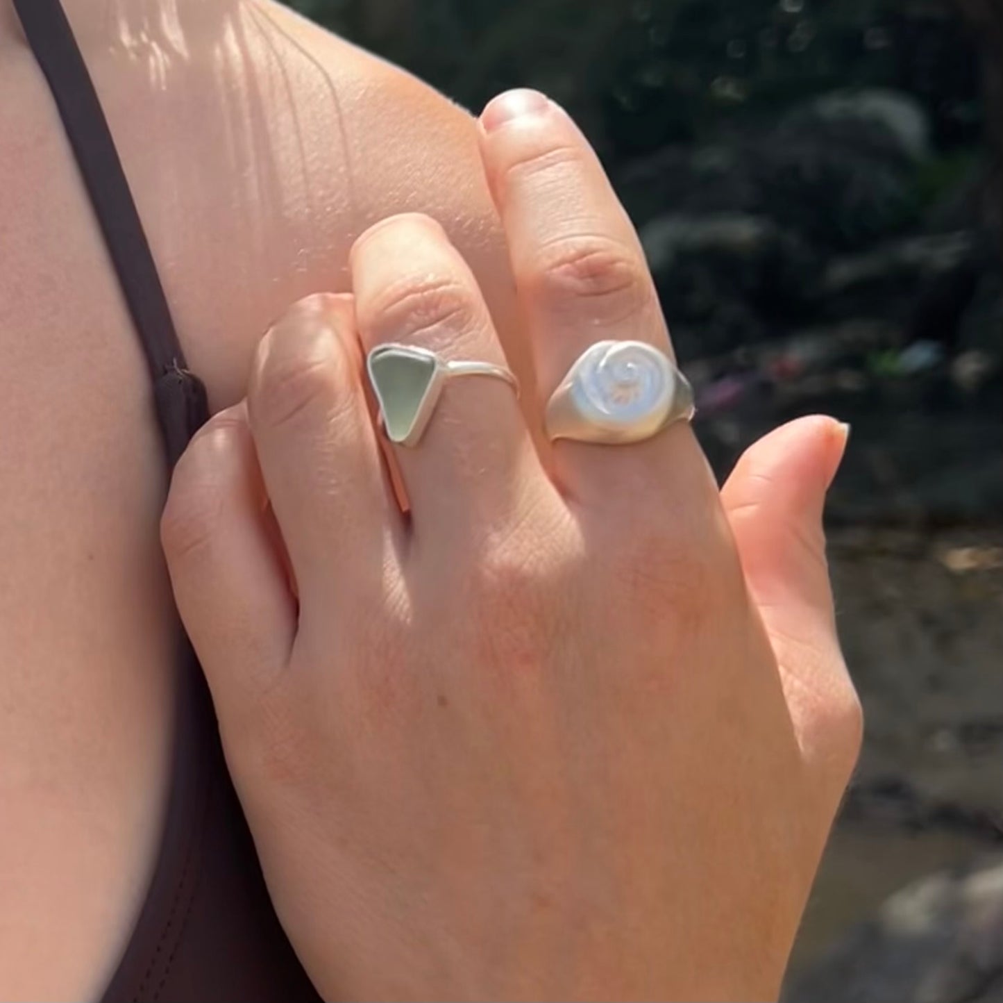 Sea Glass ring