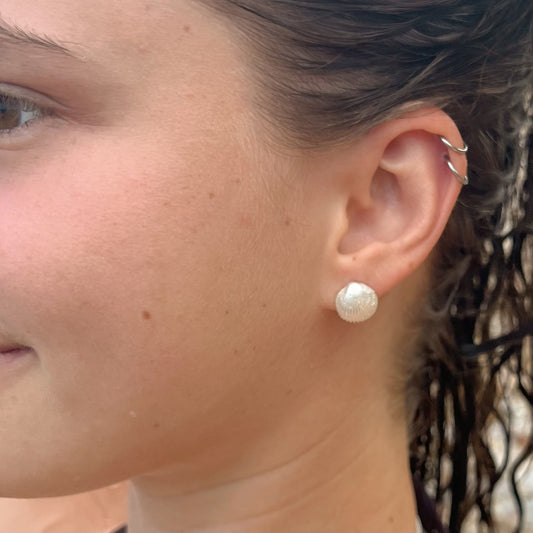 Tiny Livi Sea Shell studs