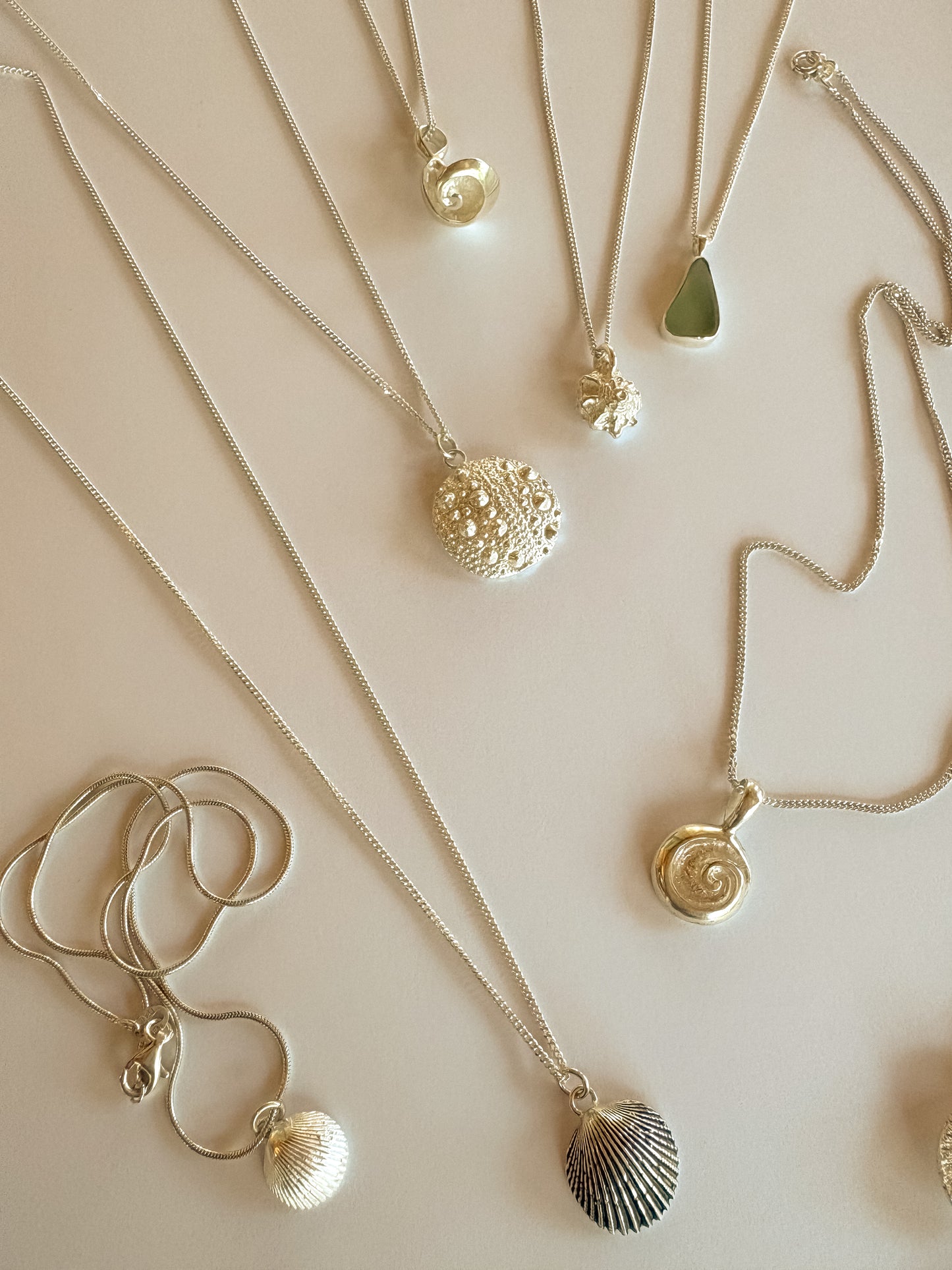 Sea glass necklace 2