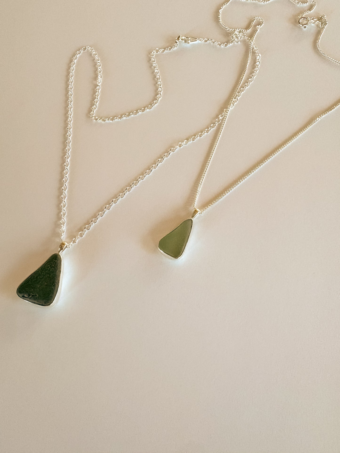 Sea glass necklace 2