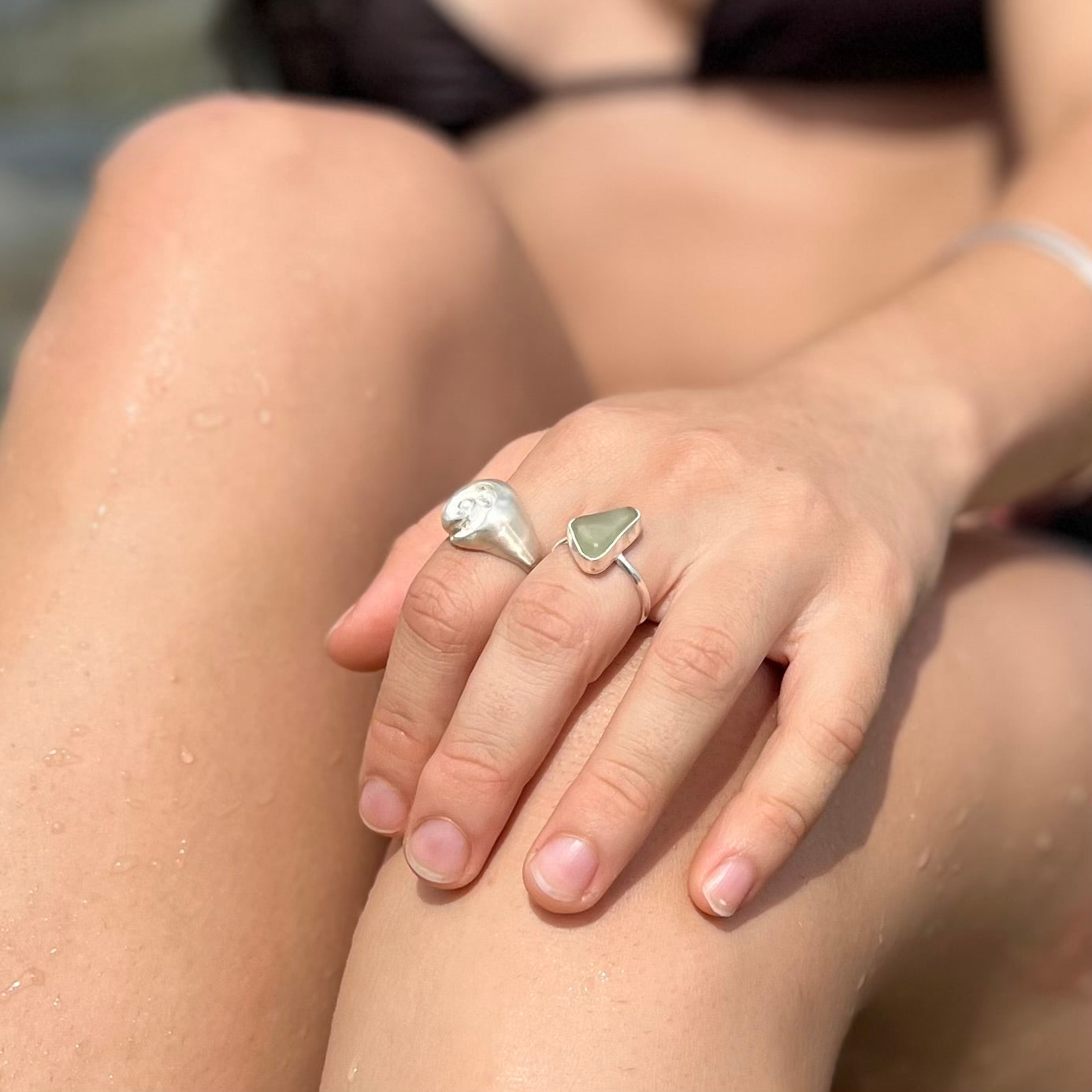 Sea Glass ring