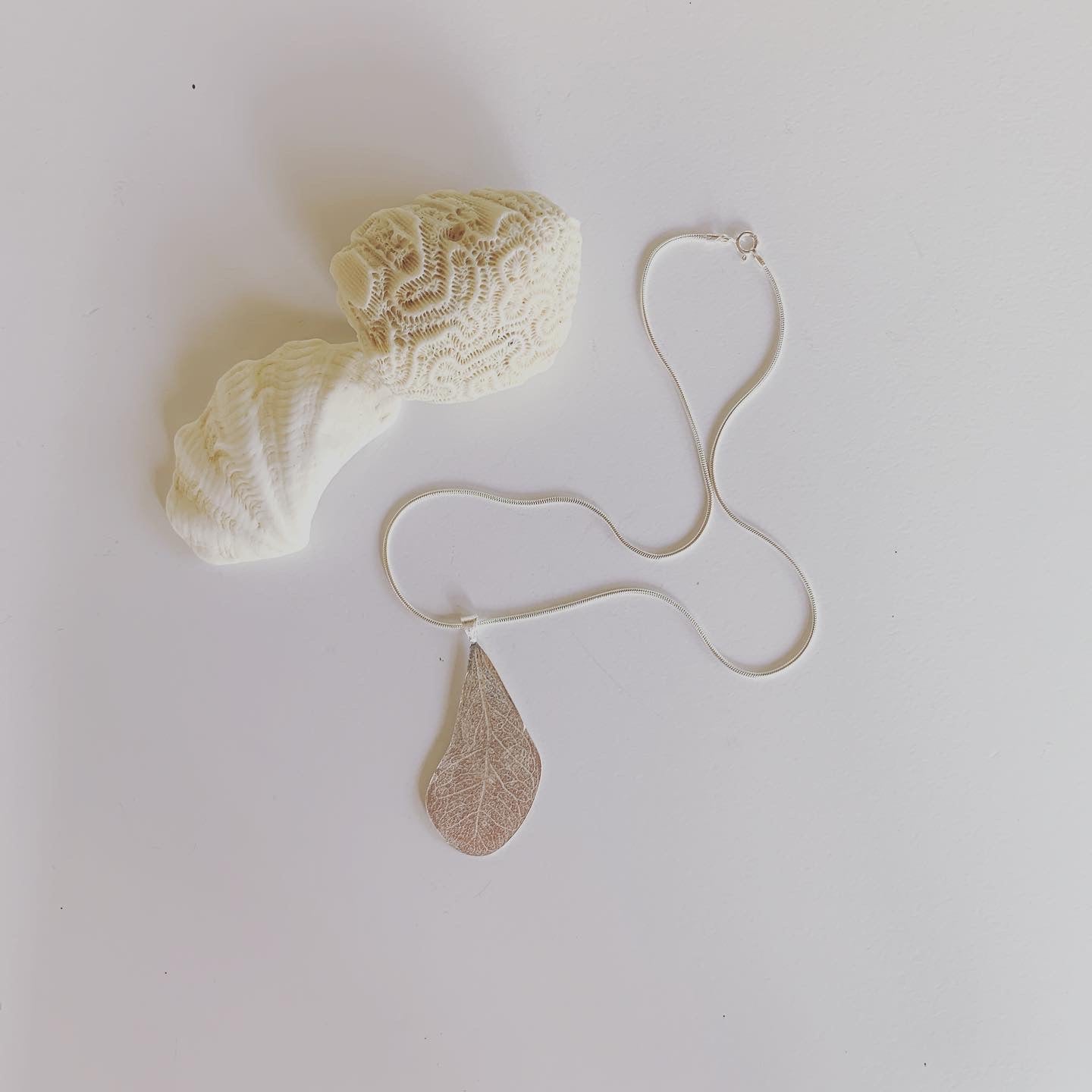Rhea Leaf Necklace